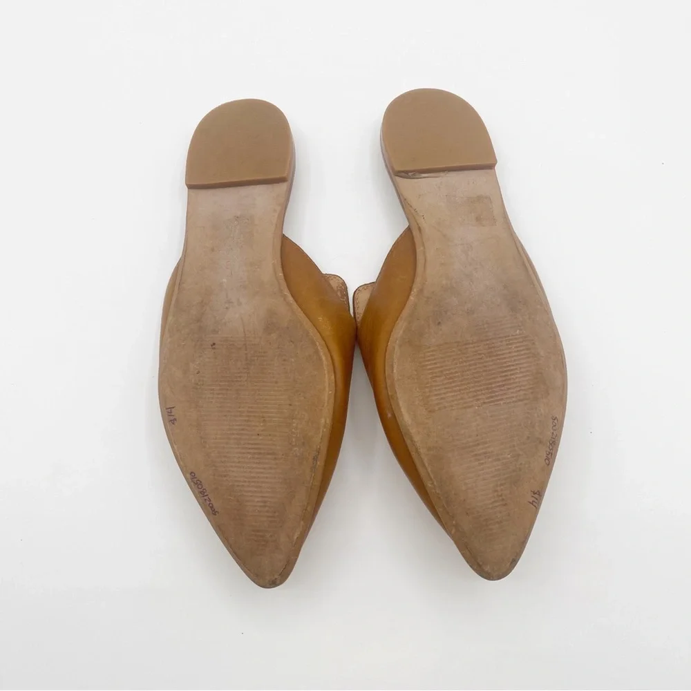Madewell Brown Leather Women's Mules sandals Casual Summer Spring Sz 6